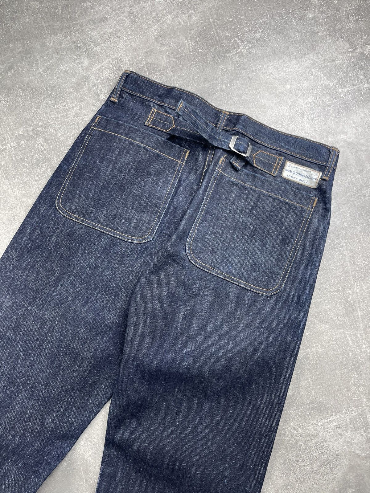 Naval Clothing Factory × Vintage Naval Clothing Factory Vintage USA Selvedge Japanese Jeans Size US 32 / EU 48 - 7 Thumbnail