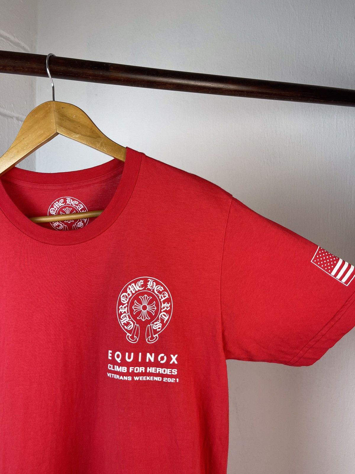 Chrome Hearts × Eddie Bauer Chrome Hearts Climb For Heroes Tee Size US M / EU 48-50 / 2 - 4 Thumbnail