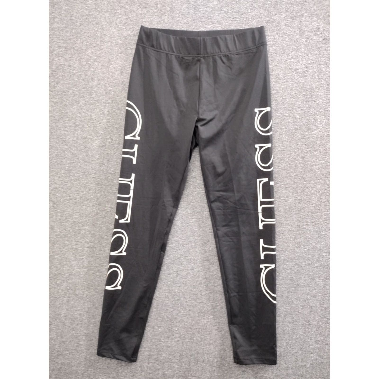 Guess GUESS Black Logo Leggings Athletic Pants Track Yoga S Women Regular S Leggings Size 28" / US 6 / IT 42 - 2 Thumbnail