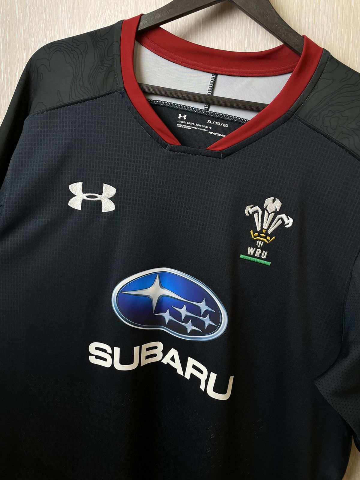 Under Armour Men's rugby T-shirt Under Armour WRU Subaru Size US XL / EU 56 / 4 - 2 Thumbnail