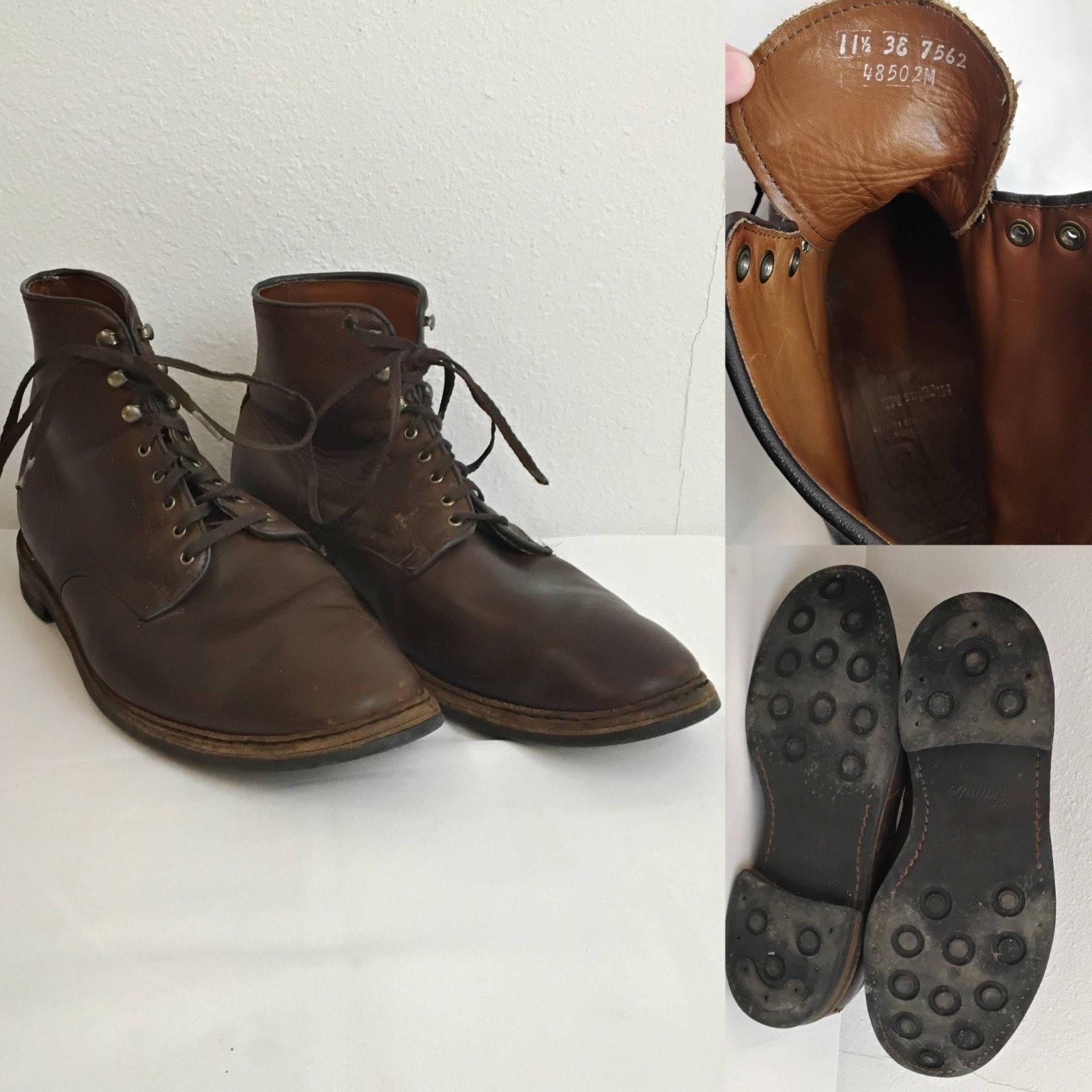 Allen Edmonds Allen Edmonds Higgins Mill Boot Men's 11.5 Brown Leather Size US 11.5 / EU 44-45 - 1 Thumbnail