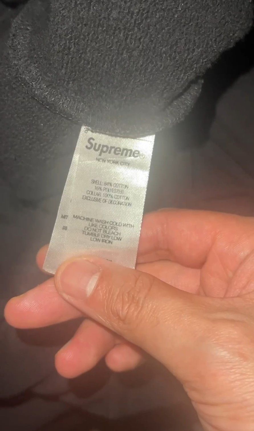 Supreme Supreme Denim Collar Half Zip Sweatshirt Size US M / EU 48-50 / 2 - 7 Thumbnail