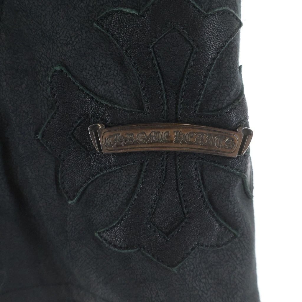 Chrome Hearts CHROME HEARTS Black Leather Half Pants Size US 34 / EU 50 - 6 Thumbnail