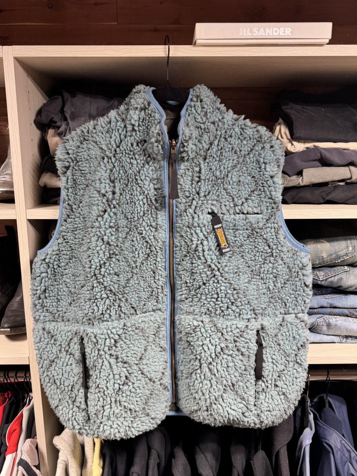 Kapital Kountry Kapital Sashiko Boa fleece vest Size US M / EU 48-50 / 2 - 1 Thumbnail