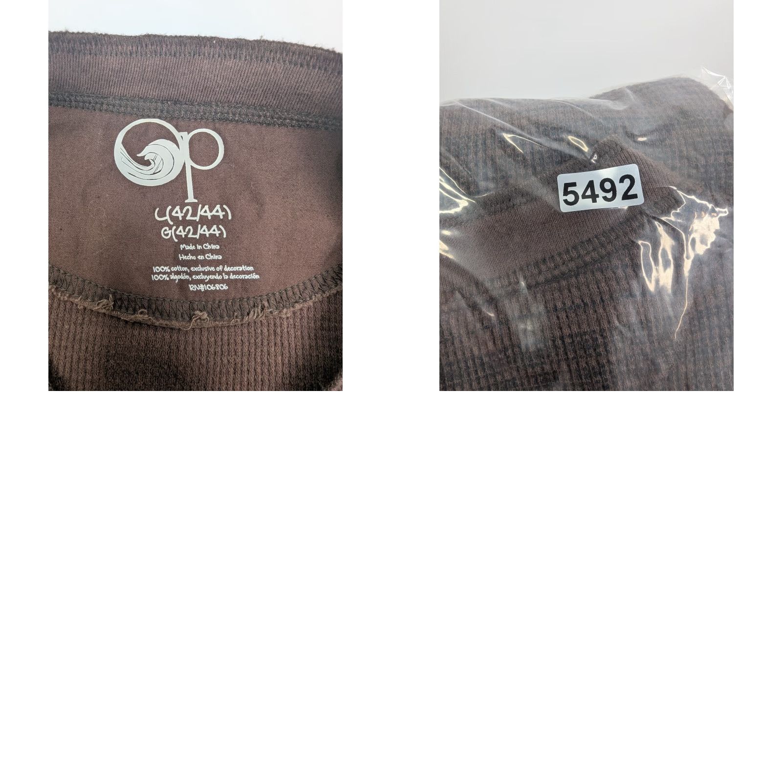 Ocean Pacific VINTAGE Ocean Pacific OP Shirt MENS Regular Brown Stripe Long Sleeve Henley 90s Fall Winter Spring T-Shirt Size L Size US L / EU 52-54 / 3 - 8 Thumbnail