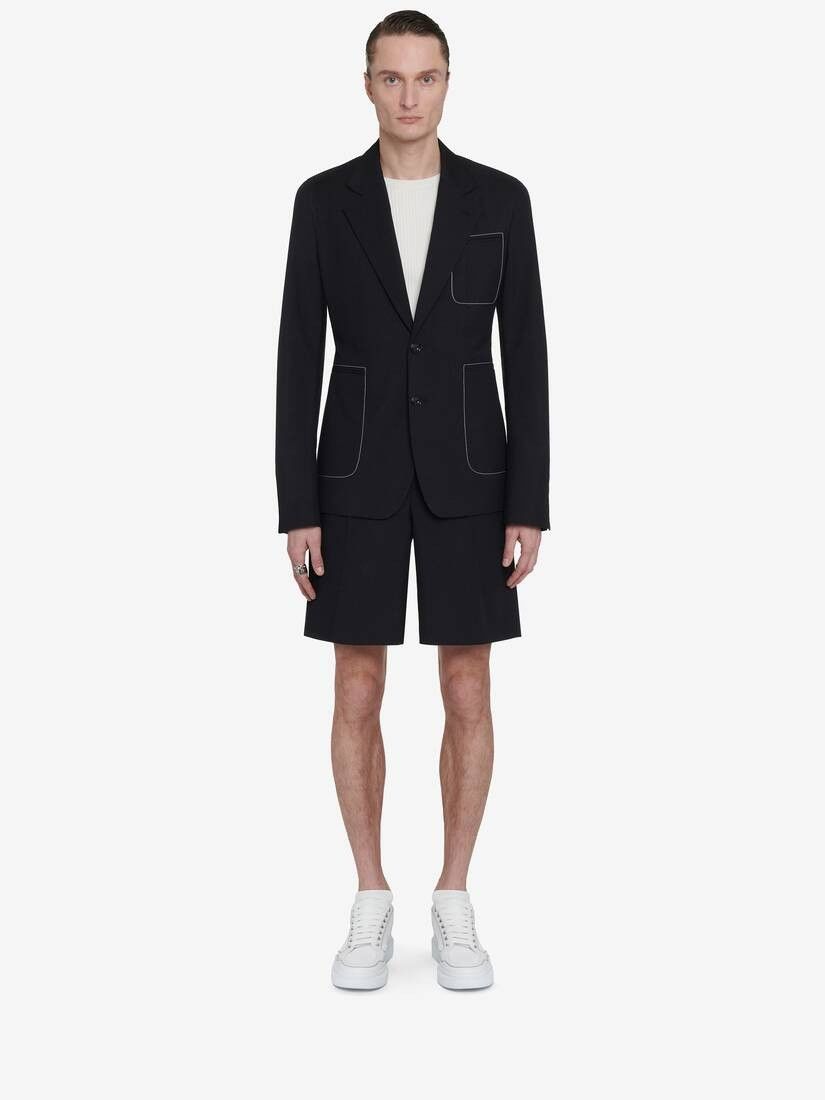 Alexander McQueen o1w1db10725 Tailored Shorts in Black Size US 38 / EU 54 - 1 Thumbnail