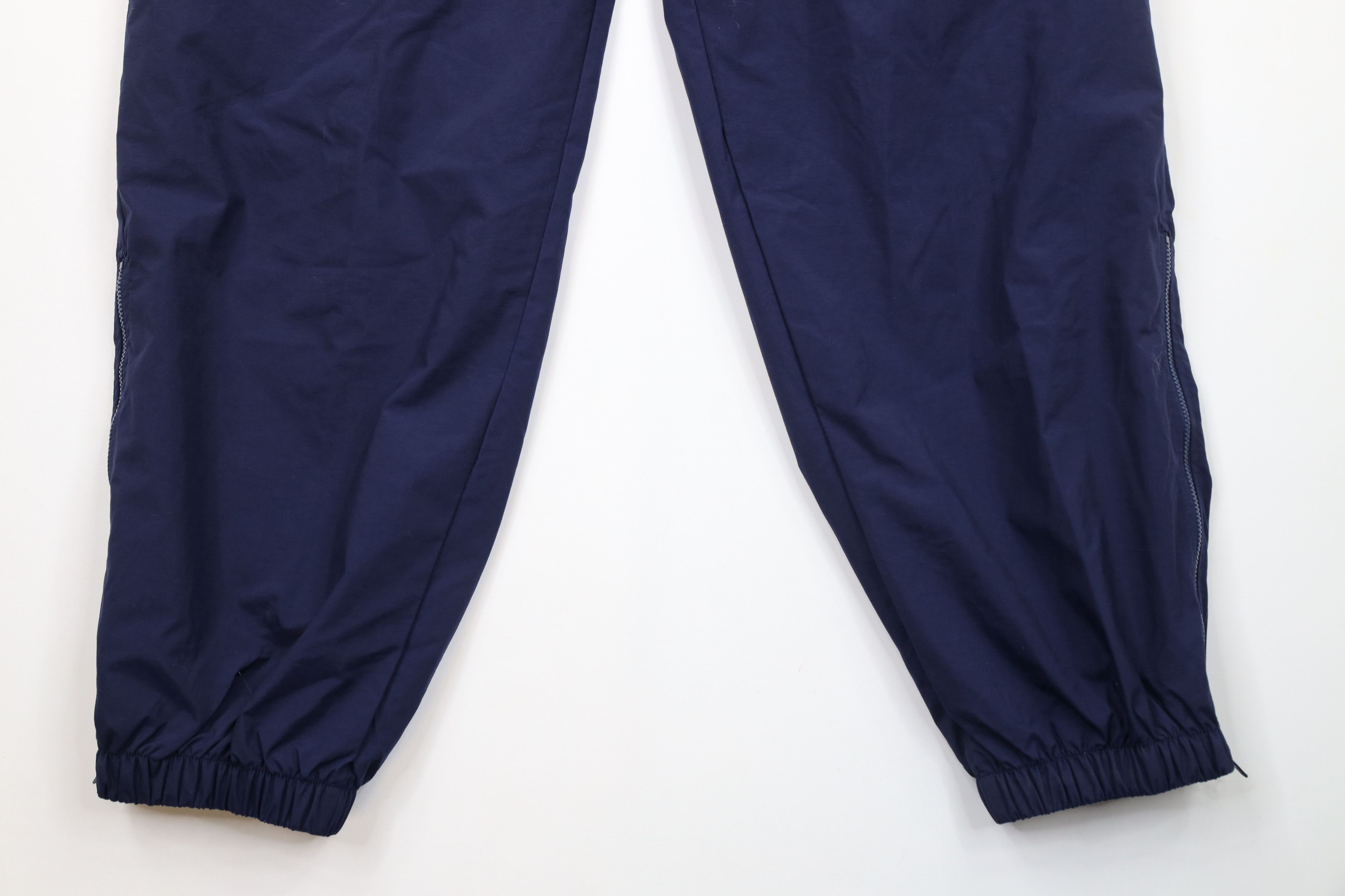 Champion × Vintage Vintage 90s Champion Lined Cuffed Nylon Joggers Pants Blue Size US 36 / EU 52 - 4 Thumbnail