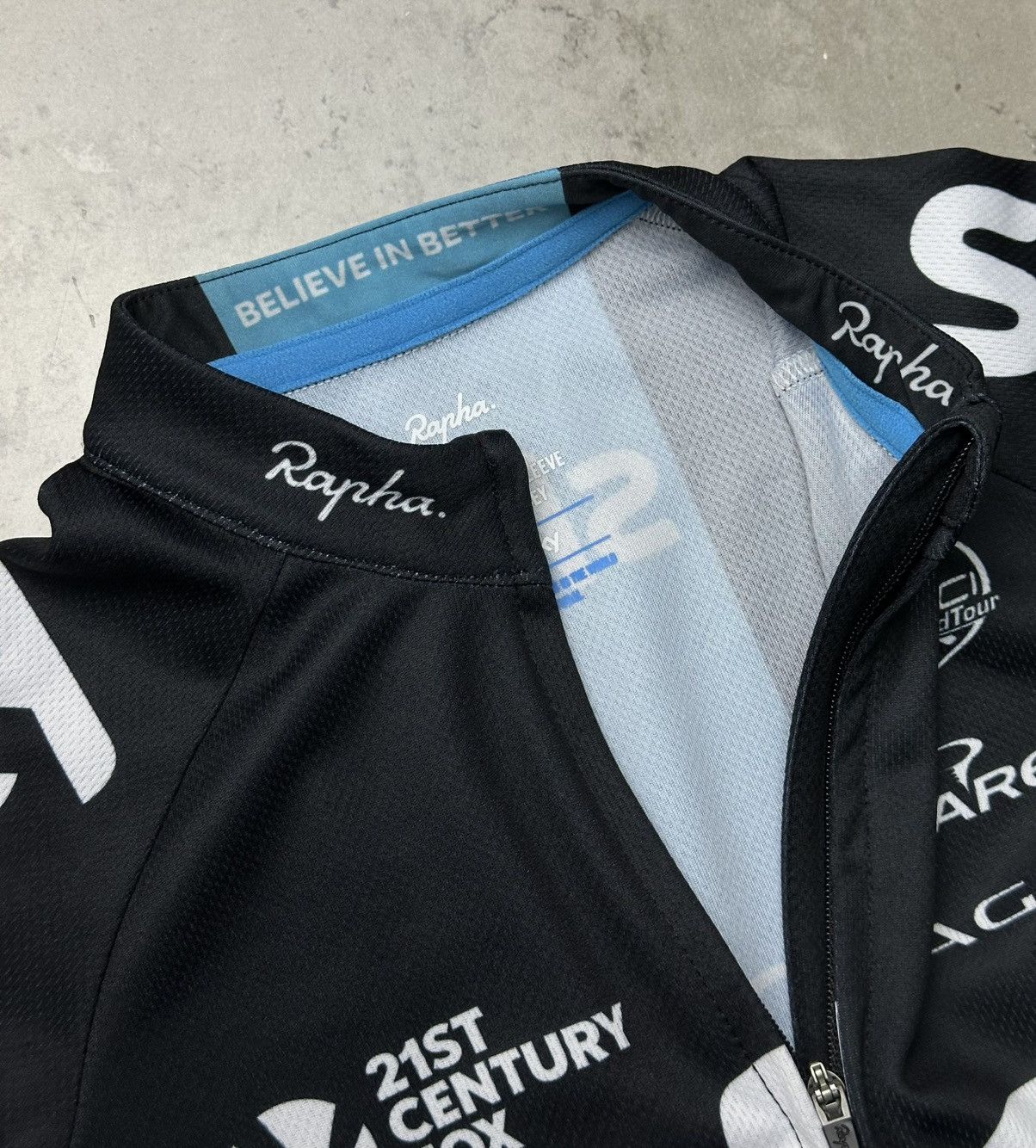 Rapha Rapha Team Sky Cycling Jersey Women XS Short Sleeve Black Size XS / US 0-2 / IT 36-38 - 7 Thumbnail
