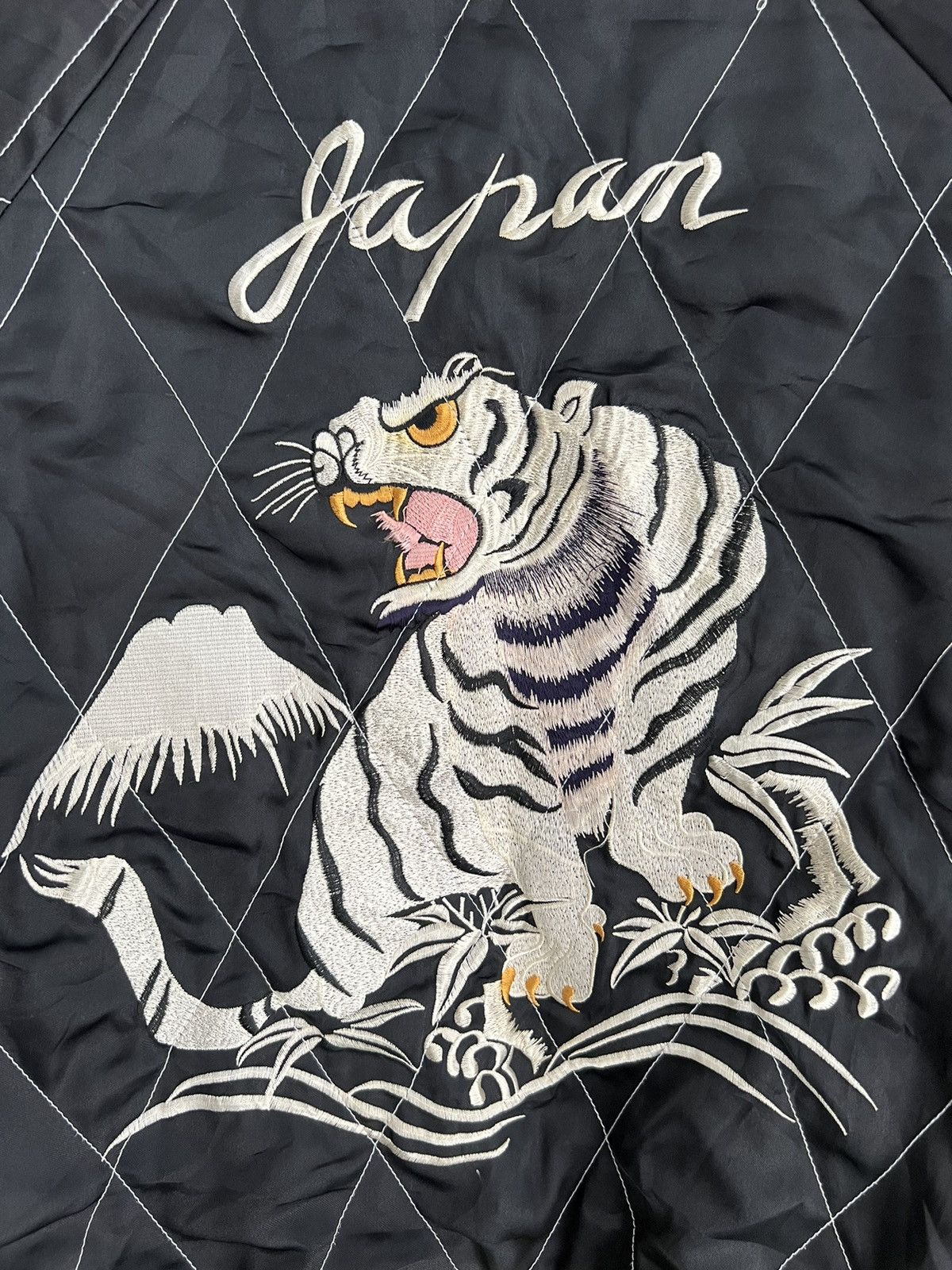 Tailor Toyo 1980s Swivel Zip Vintage Sukajan 2 Side Tiger x Dragon Toyo Size US M / EU 48-50 / 2 - 10 Thumbnail