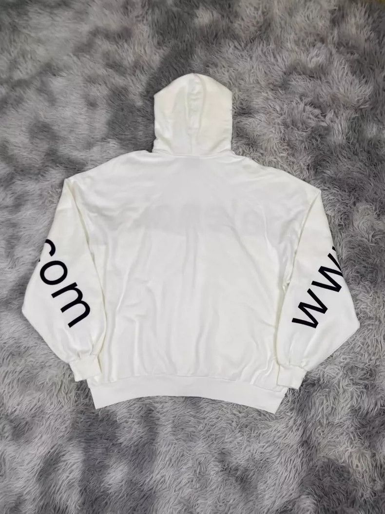 Balenciaga Balenciaga Website logo white sweater Size US S / EU 44-46 / 1 - 4 Thumbnail