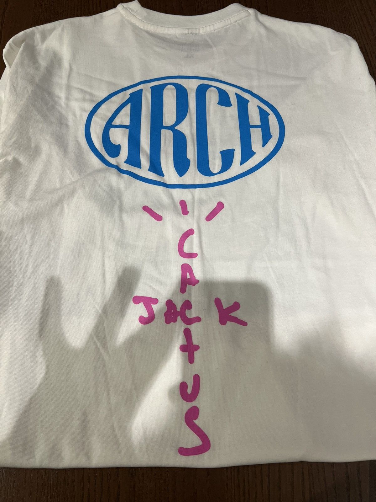 Nike × Travis Scott × Virgil Abloh Abloh Invitational 2024 Miami Vice Logo Tee in White Size US XL / EU 56 / 4 - 2 Thumbnail