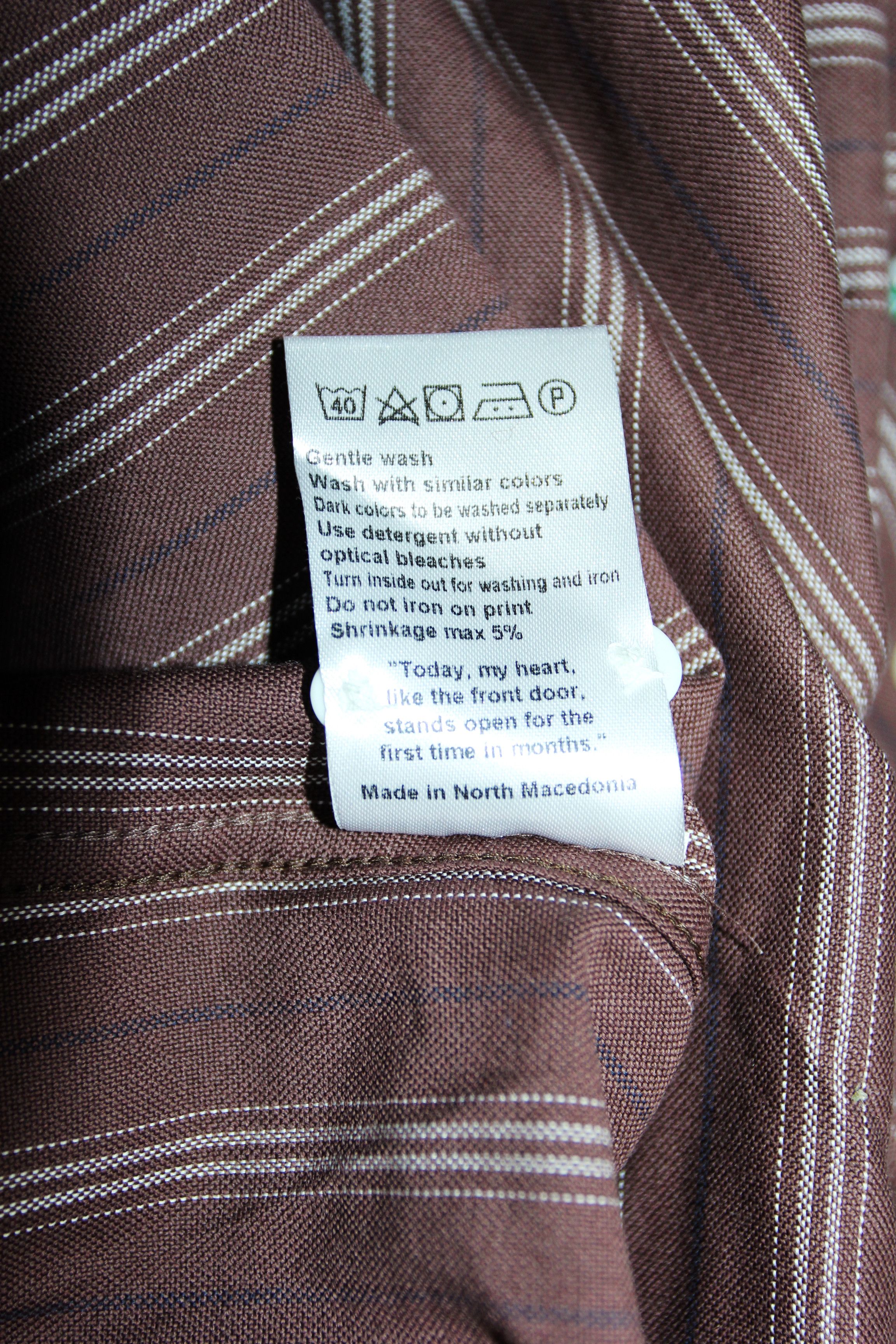 Palmes BNWT AW24 PALMES DEUCE OXFORD SHIRT 52 Size US L / EU 52-54 / 3 - 11 Thumbnail