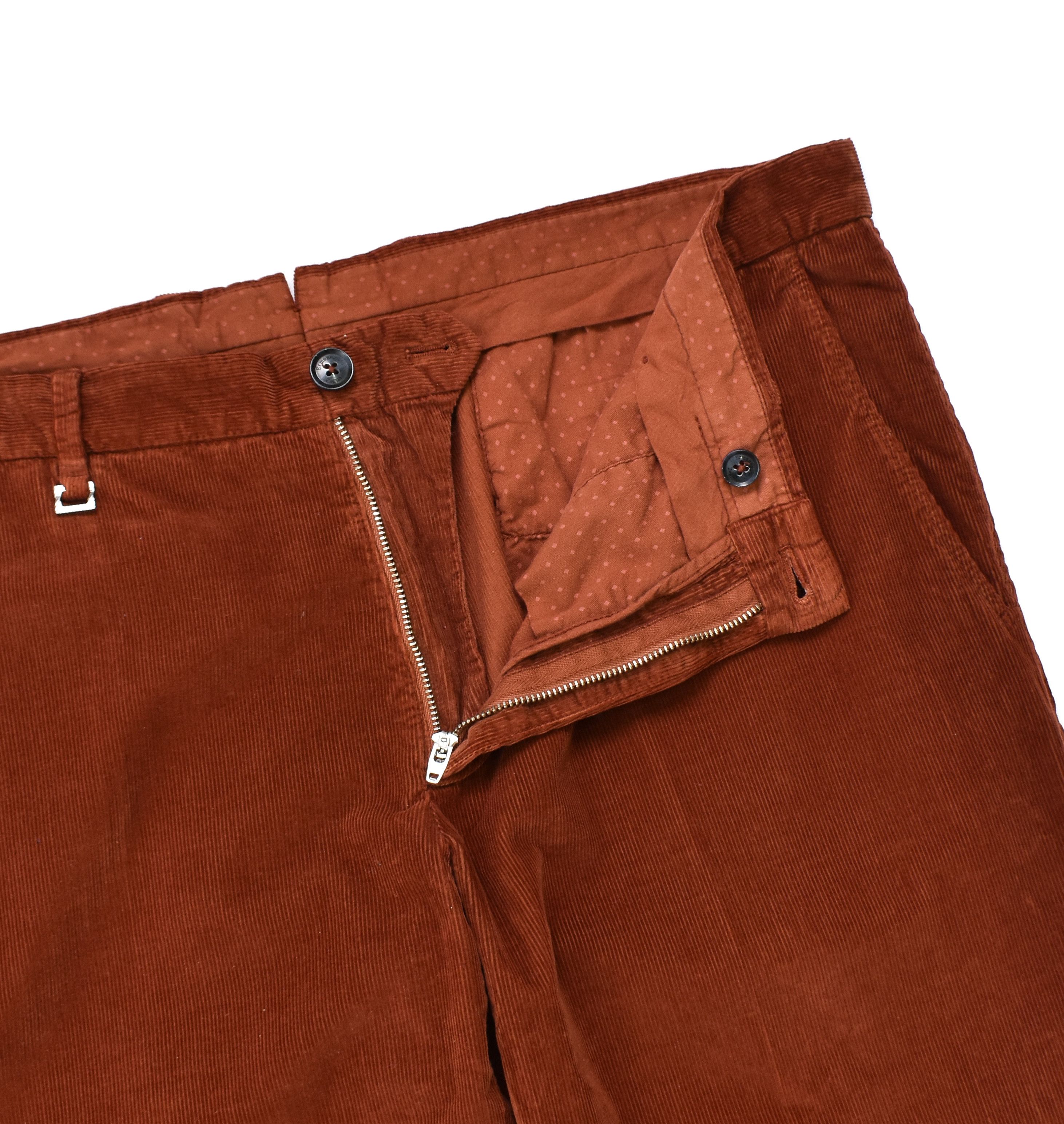 Ermenegildo Zegna ERMENEGILDO ZEGNA Slim Fit Corduroy Pants Cotton Size US 38 / EU 54 - 4 Thumbnail