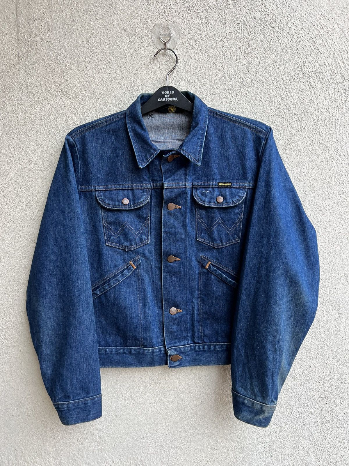 Vintage Vintage 70s 80s Wrangler Blue Denim Jacket Size US M / EU 48-50 / 2 - 6 Thumbnail