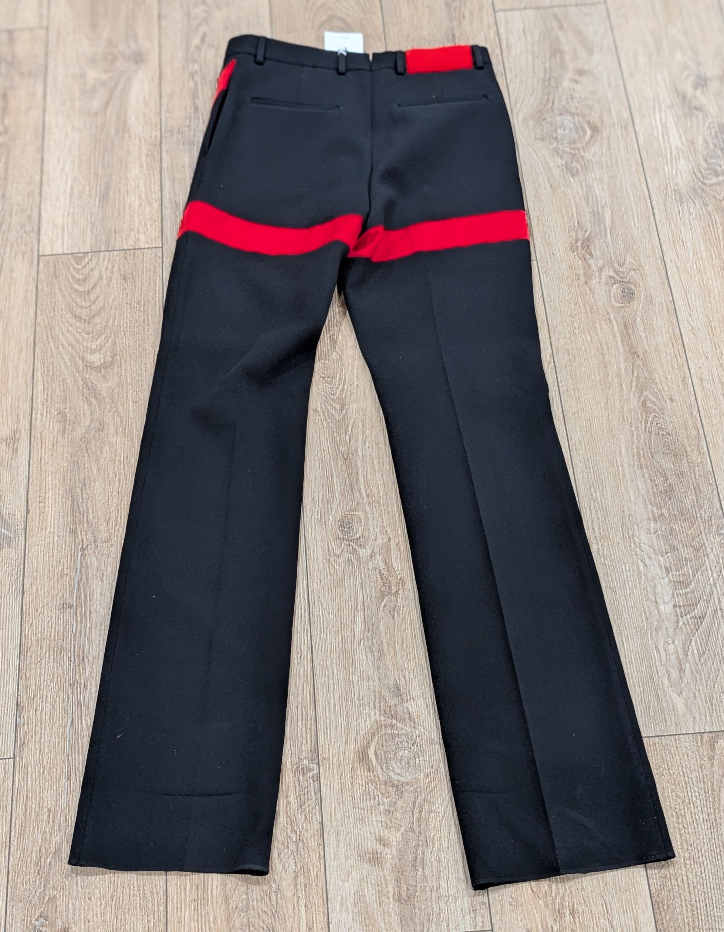 Salvatore Ferragamo Salvatore Ferragamo Satin Inlay Wool Trousers Pants 52 US 36 Size US 36 / EU 52 - 3 Thumbnail