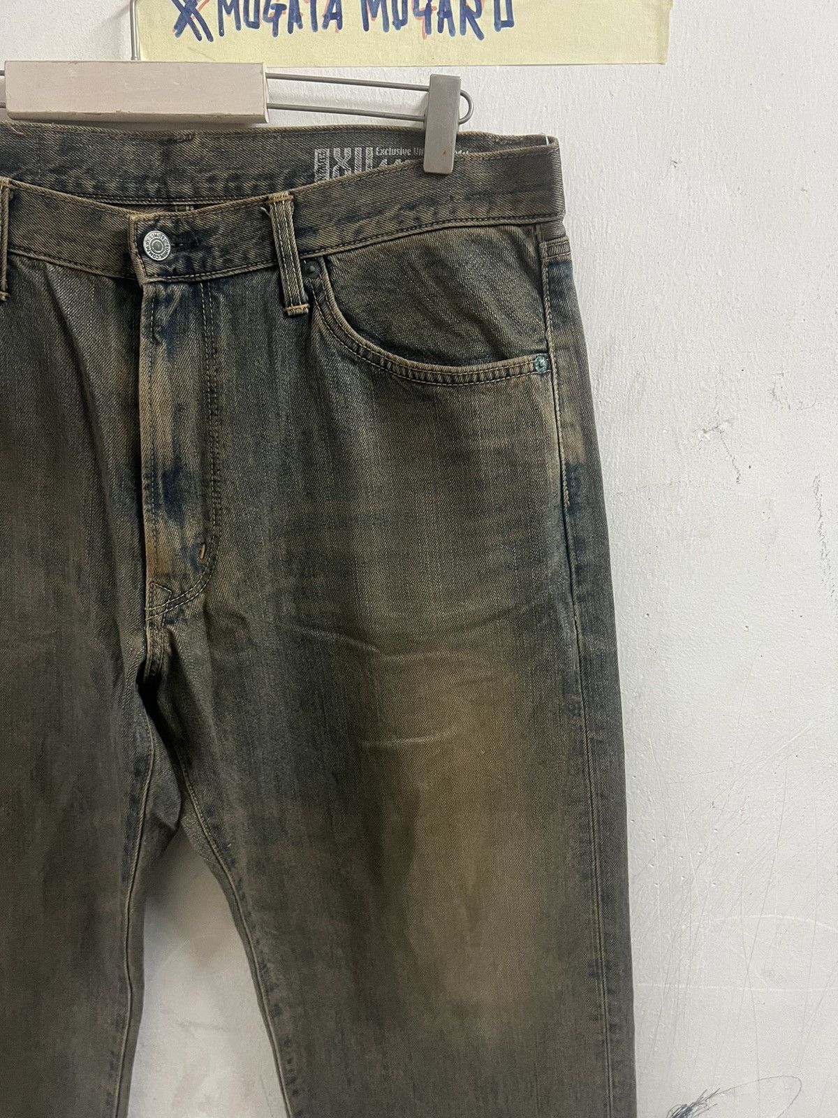 Japanese Brand RUSTY‼️VINTAGE EDWIN XV 445 LOOSE DISTRESSED DENIM PANT Size US 34 / EU 50 - 2 Thumbnail