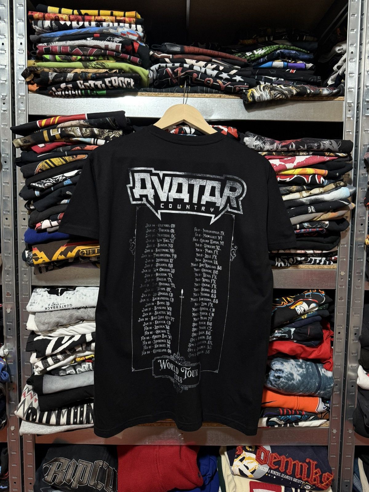 Band Tees Vintage Avatar Grand Noir Country World Tour 2018 T-Shirt Size US L / EU 52-54 / 3 - 2 Thumbnail
