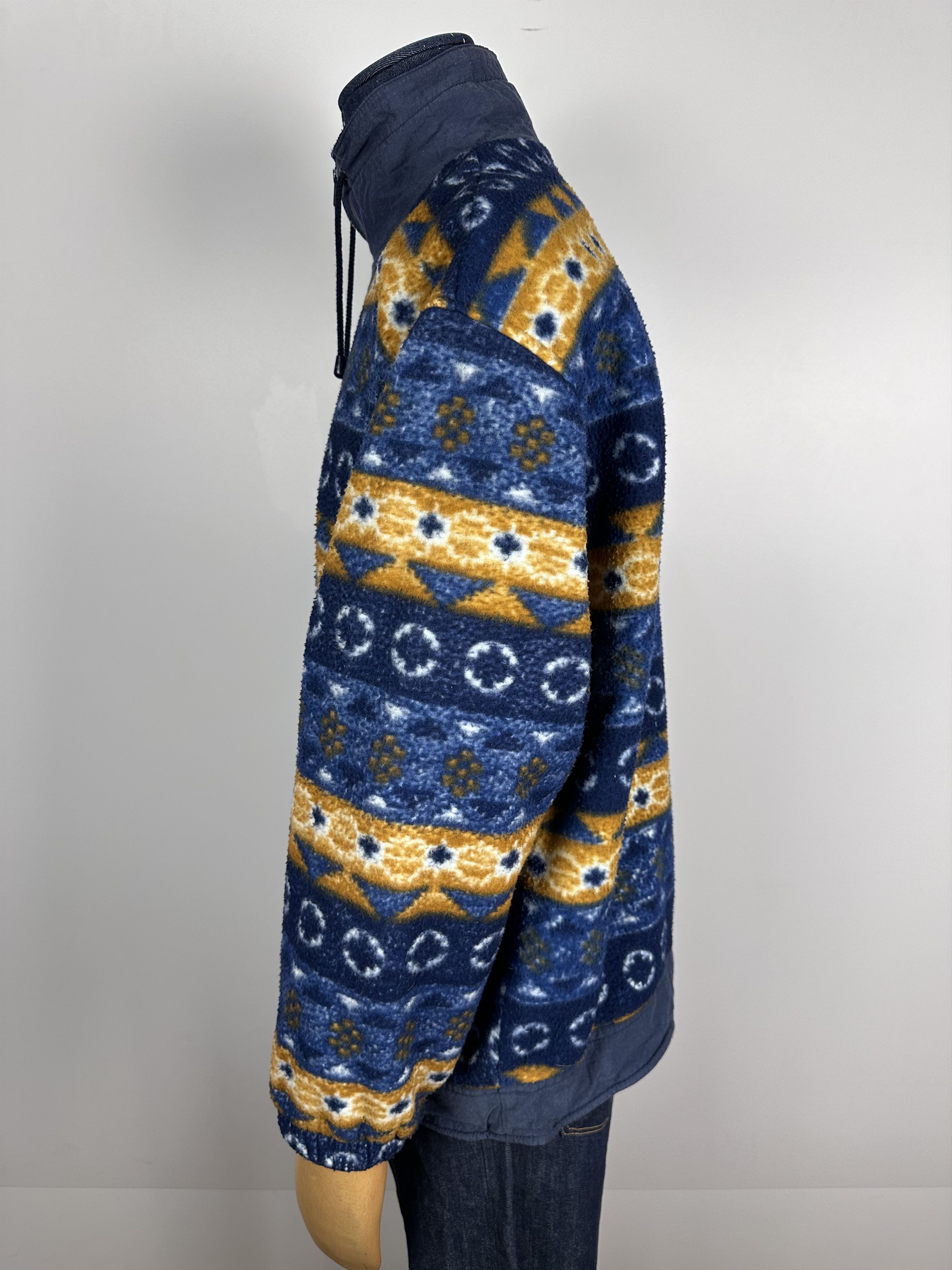 Vintage vintage FLEECE Jacket sweater 1/4 Zip Size XL 90s jumper Size US XL / EU 56 / 4 - 5 Thumbnail