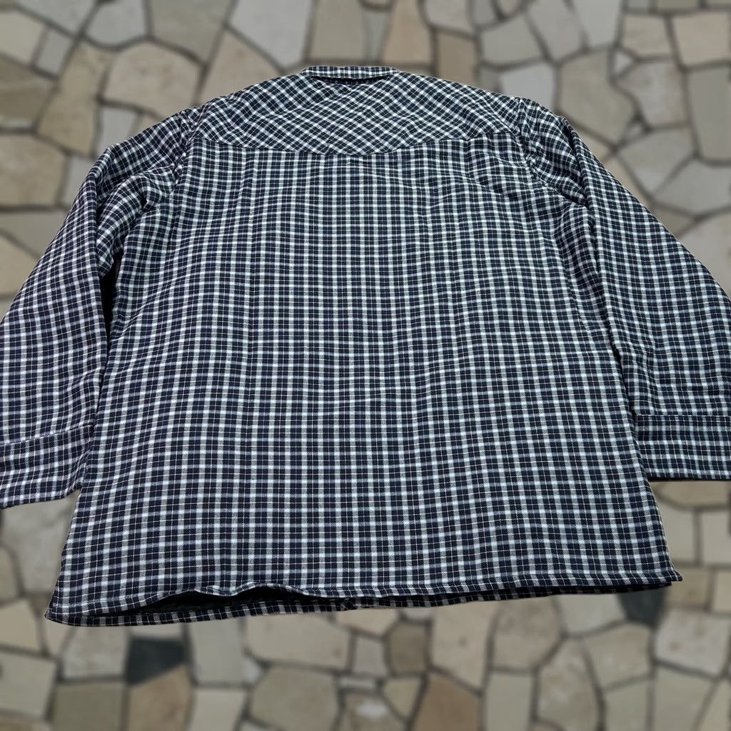 Wrangler VINTAGE Wrangler Jacket Mens 2XL Blue Plaid Quilted Flannel Western Snap Shacket Size US XXL / EU 58 / 5 - 1 Thumbnail