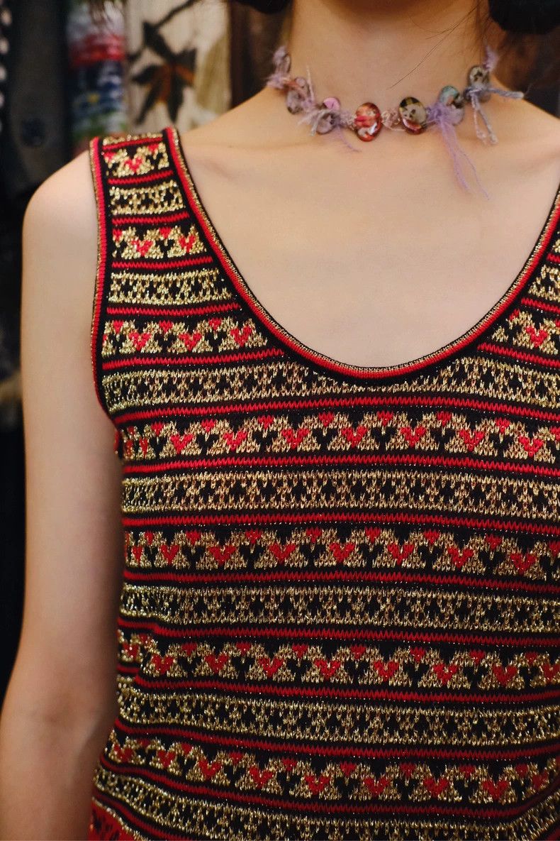 Kenzo KENZO Shoutui green label knit vest Size M / US 6-8 / IT 42-44 - 3 Thumbnail