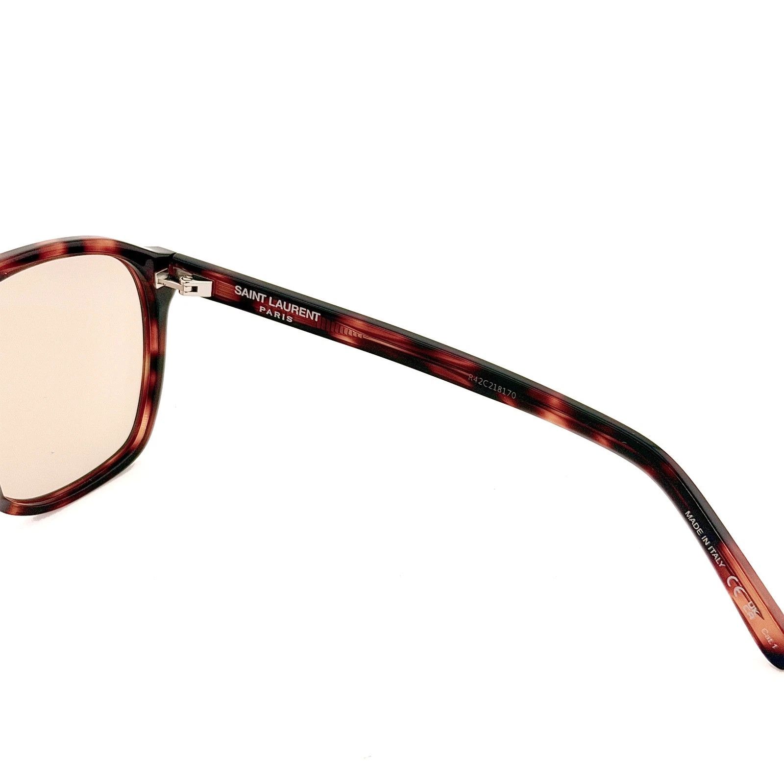 Saint Laurent Paris SAINT LAURENT DUNE SL 596 SL596 Aviator Sunglasses 003 Size ONE SIZE - 7 Thumbnail