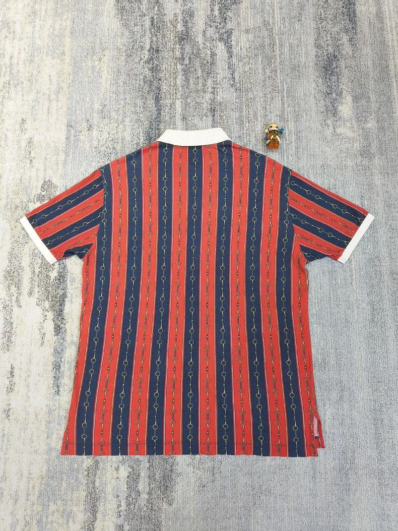 Gucci Gucci Logo striped casual short-sleeved Polo shirt 2501-Nex Size US S / EU 44-46 / 1 - 2 Thumbnail