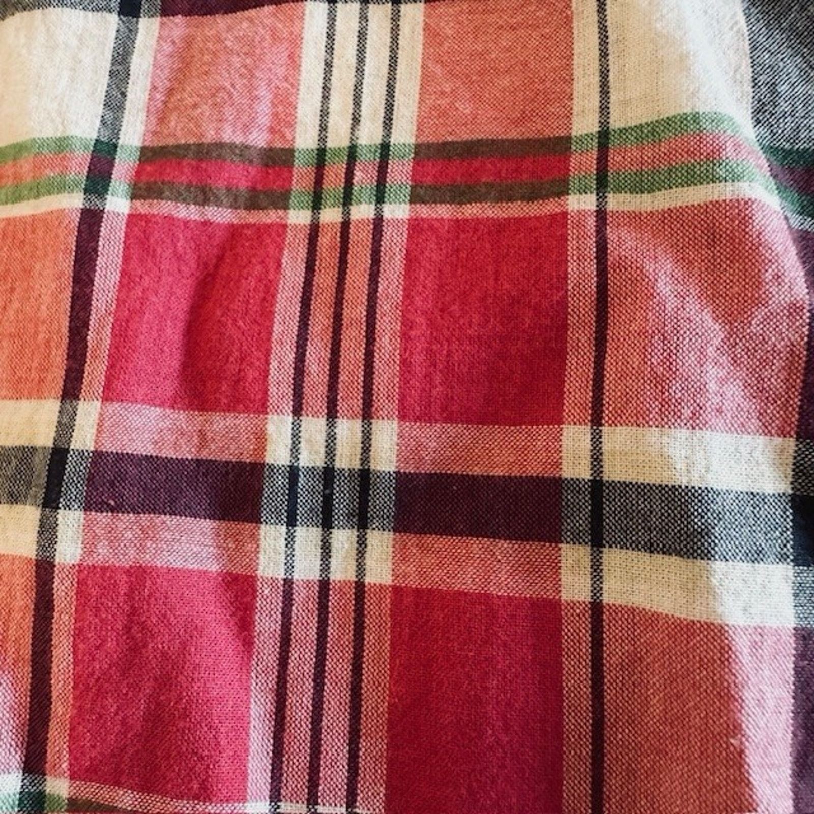 Brooks Brothers Brooks Brothers Red Fleece XL Button Shirt Red Plaid Cotton Size US XL / EU 56 / 4 - 17 Thumbnail