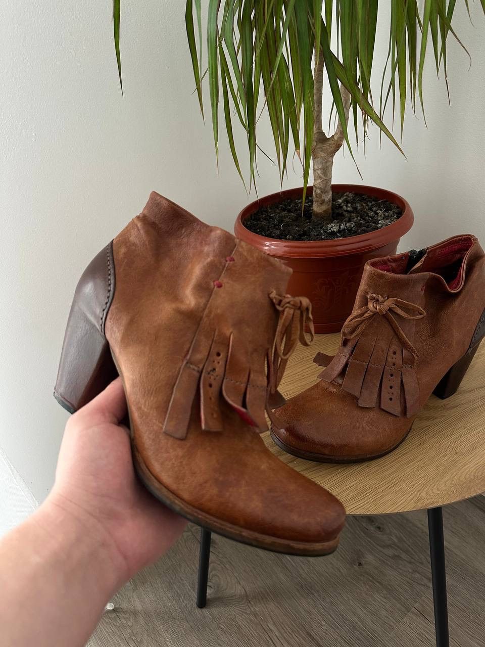 A.S.98 × Japanese Brand × Vintage Vintage Japanese A.S98 Brown Leather Air Step Womesn Boots Size US 8.5 / IT 38.5 - 2 Thumbnail