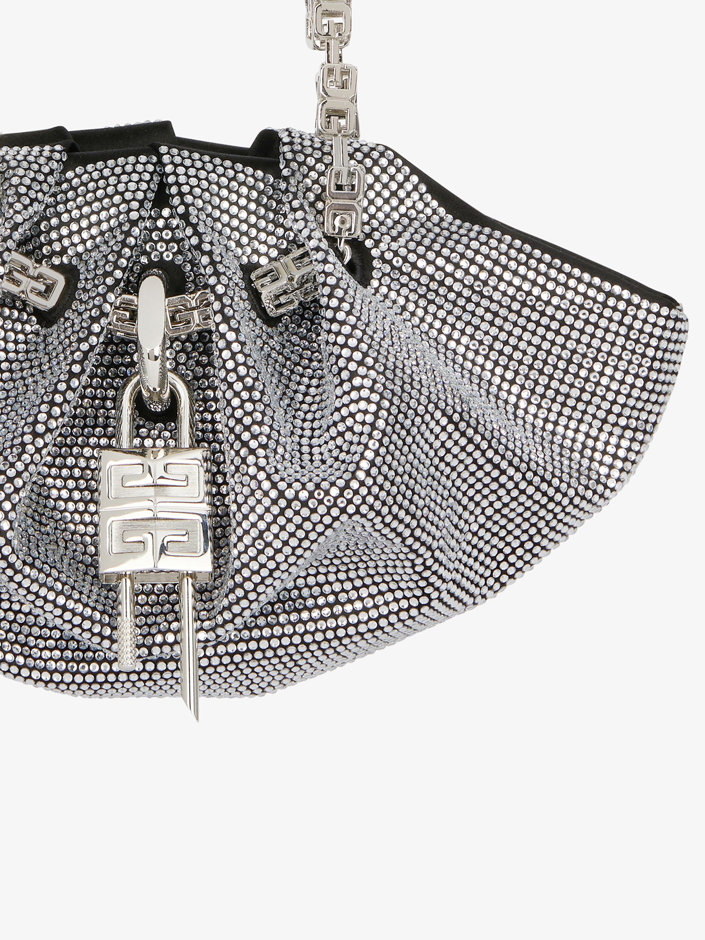 Givenchy o1srvl11e0825 Size: OS / Mini Kenny Bag Strass in Silver Size ONE SIZE - 5 Thumbnail