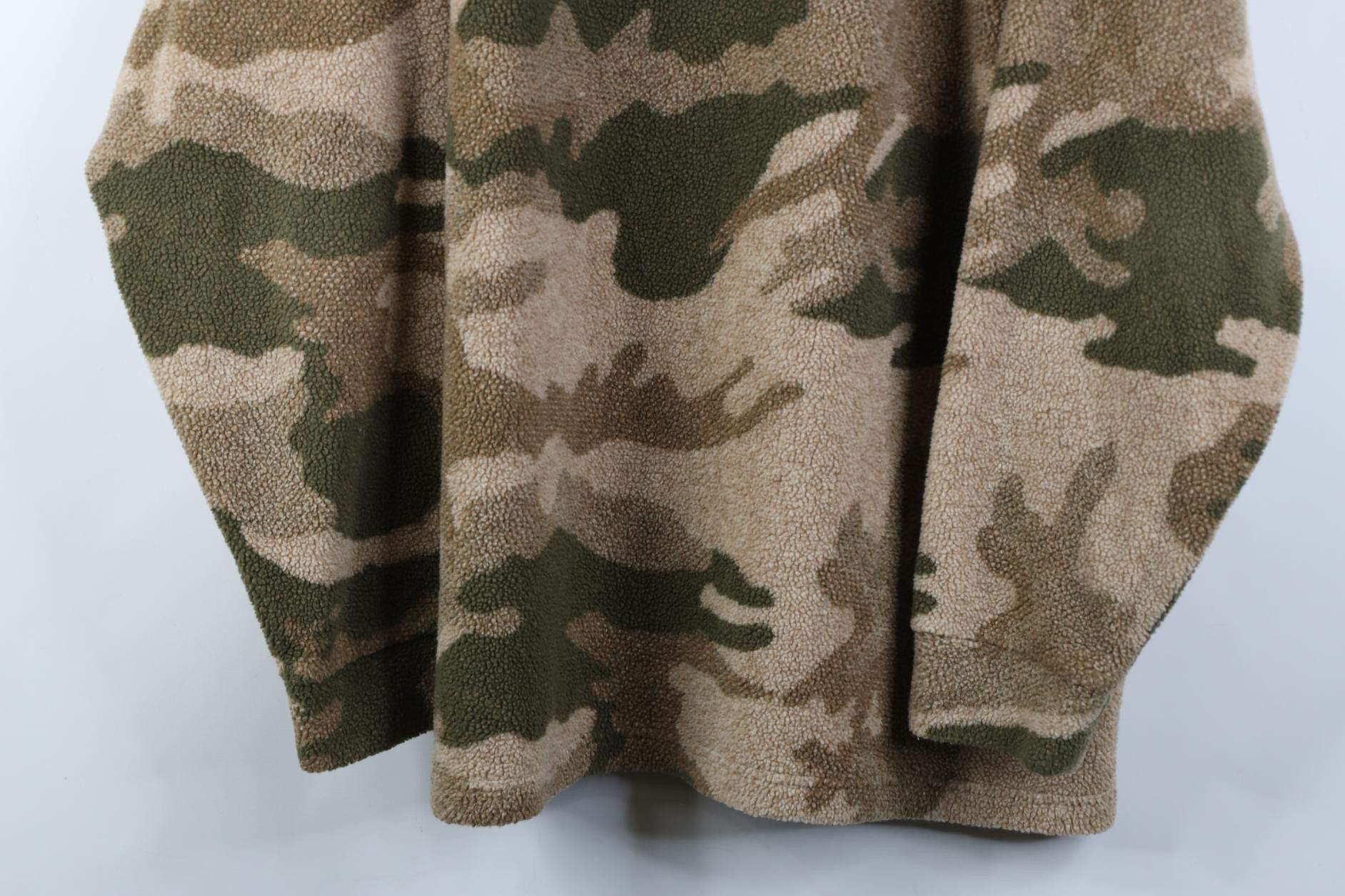 Cabelas Vintage 90s Cabelas Deep Pile Fleece Henley Sweater Size US XXL / EU 58 / 5 - 3 Thumbnail