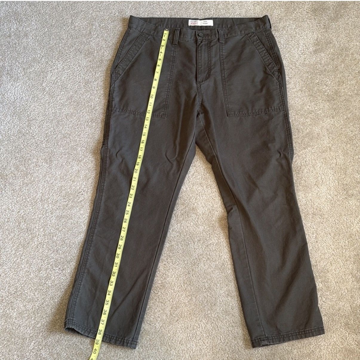 Old Navy Old Navy Men’s Olive Green Workwear Pants Size 36W 30L Size US 36 / EU 52 - 3 Thumbnail