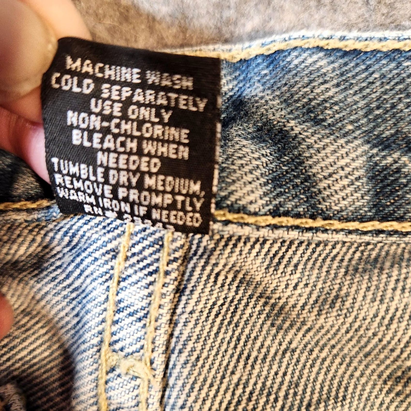 Vintage Vintage NY Jeans New York & Company Jeans Womens 12 Blue Original Denim Pants Straight Regular 30x30.5 Womens Size 34" / US 12 / IT 48 - 3 Thumbnail