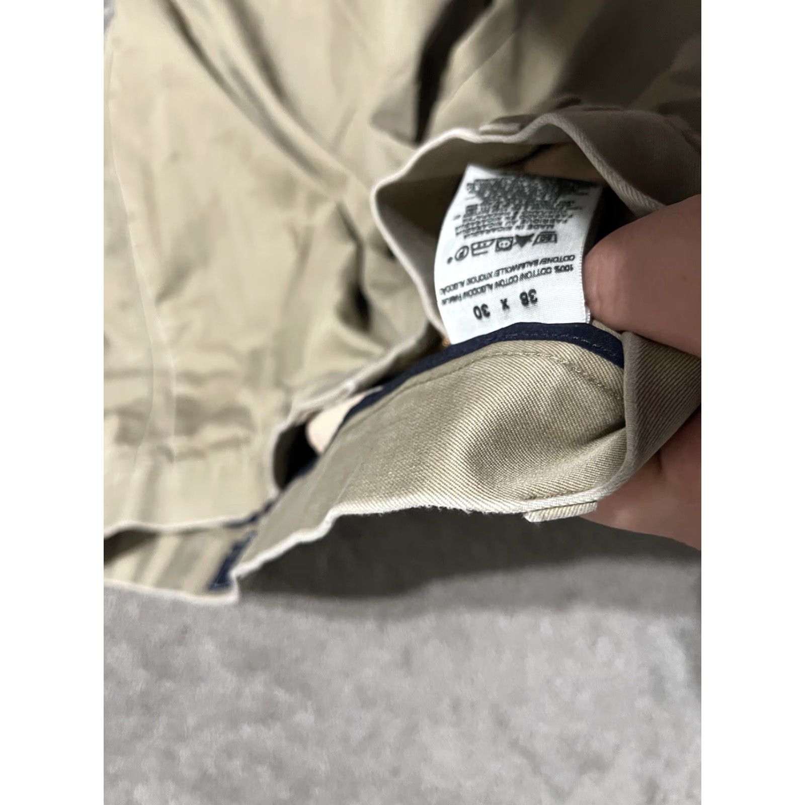 Dockers DOCKERS Classic Fit Chinos Pants 36 Men's Regular Black Solid 100% Cotton 29in Inseam 38x30 Vintage No Mens Size US 36 / EU 52 - 6 Thumbnail
