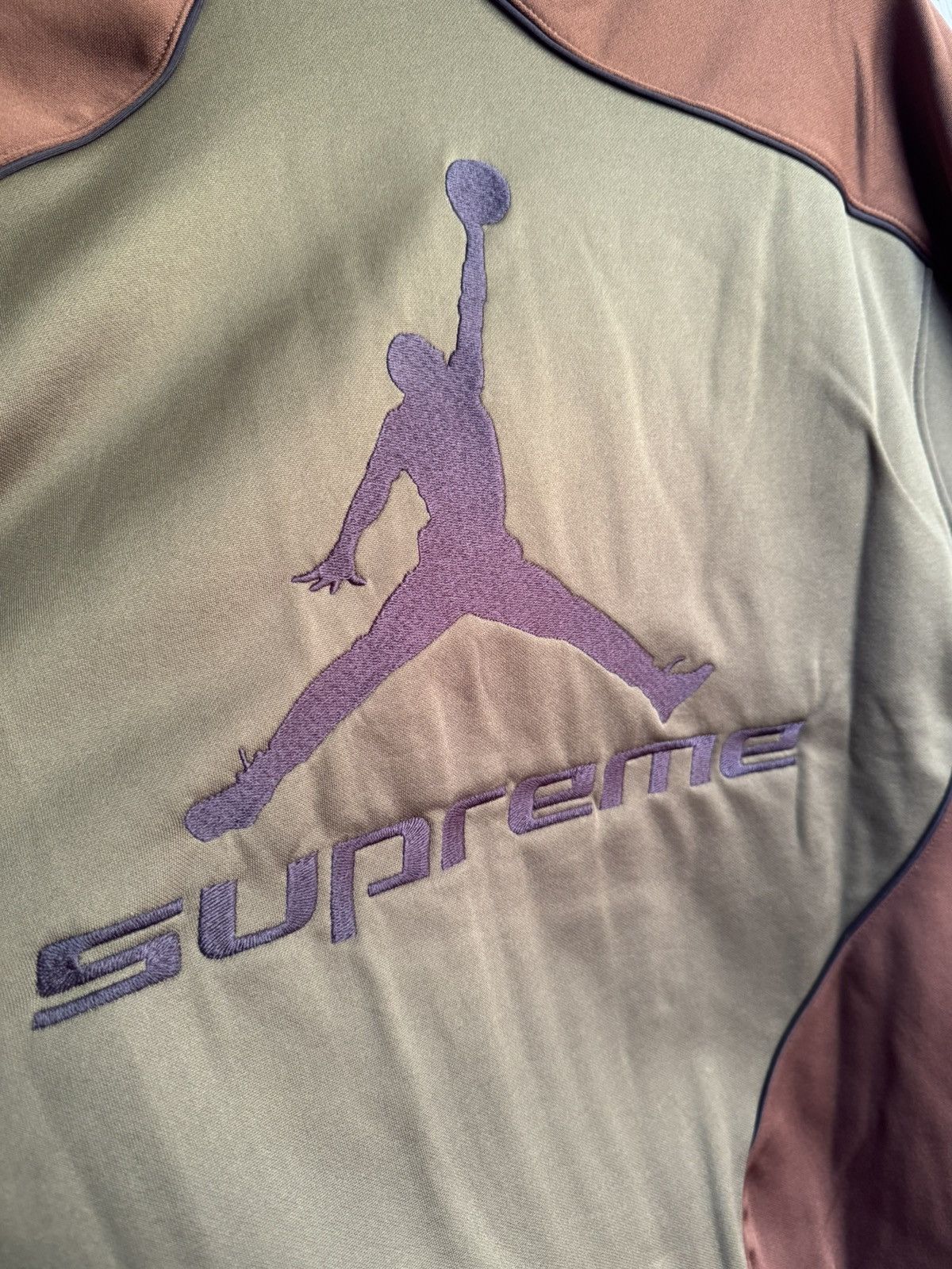 Jordan Brand × Supreme Supreme Jordan Tricot Track Jacket Olive Size US M / EU 48-50 / 2 - 3 Thumbnail