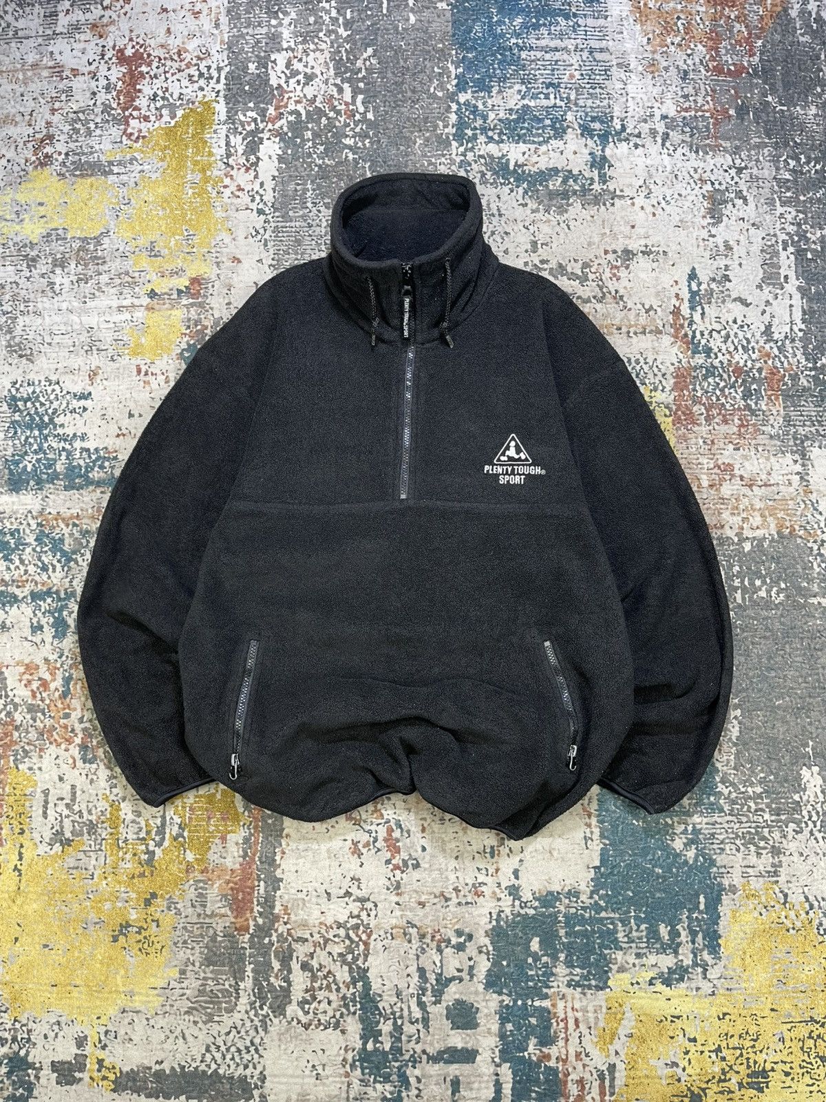 Vintage Vtg PTS Plenty Tough Sport Half Zipper Pullover Fleece Size US M / EU 48-50 / 2 - 1 Thumbnail