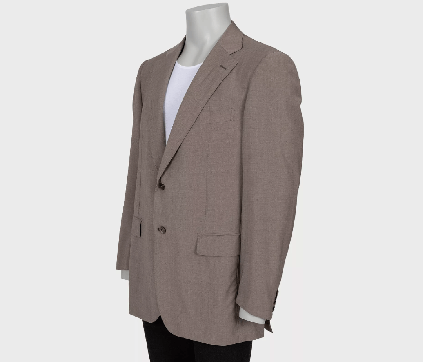 Zilli Zilli Brown Linen Mohair Blazer Men L Size 38L - 2 Thumbnail