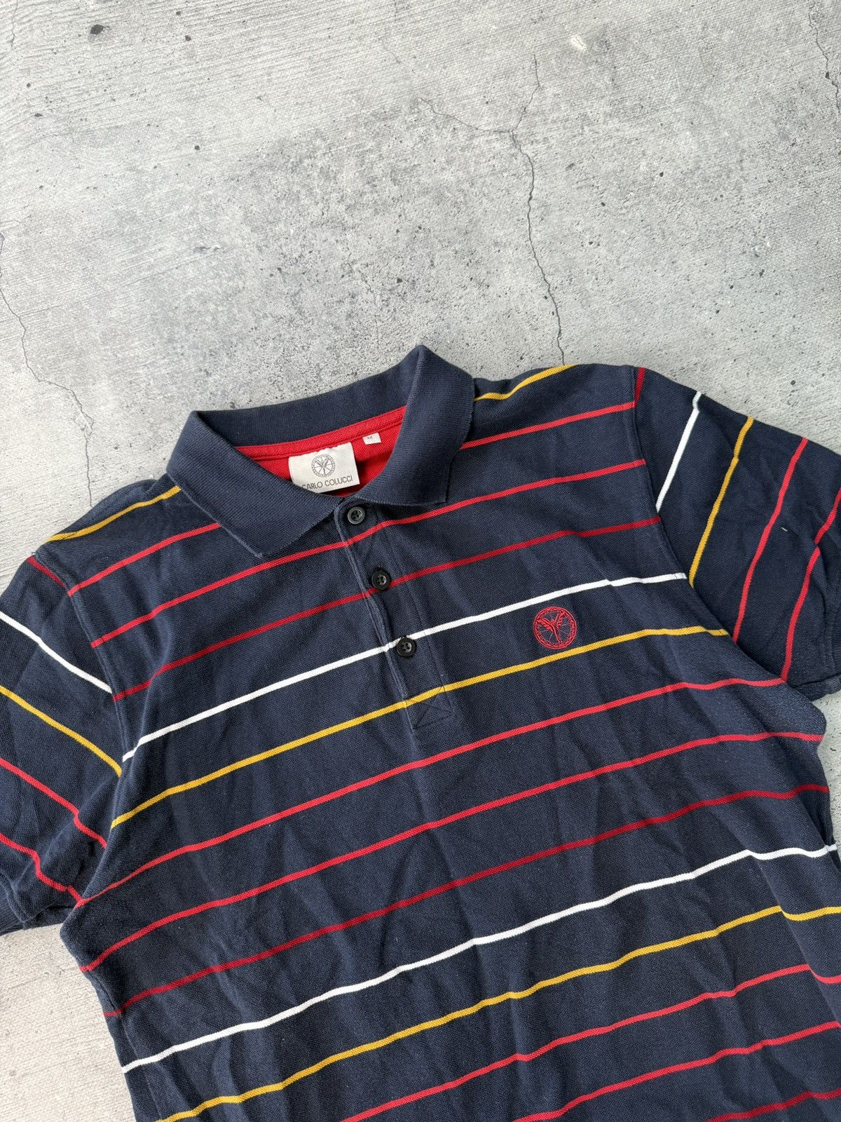 Carlo Colucci Carlo Colucci Multicolor Polo Tee Size US M / EU 48-50 / 2 - 3 Thumbnail