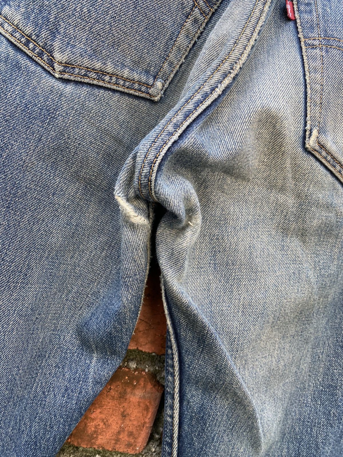 Levi's Vintage Clothing W31x32 vintage levi's 501 made in USA distressed Size US 31 - 3 Thumbnail