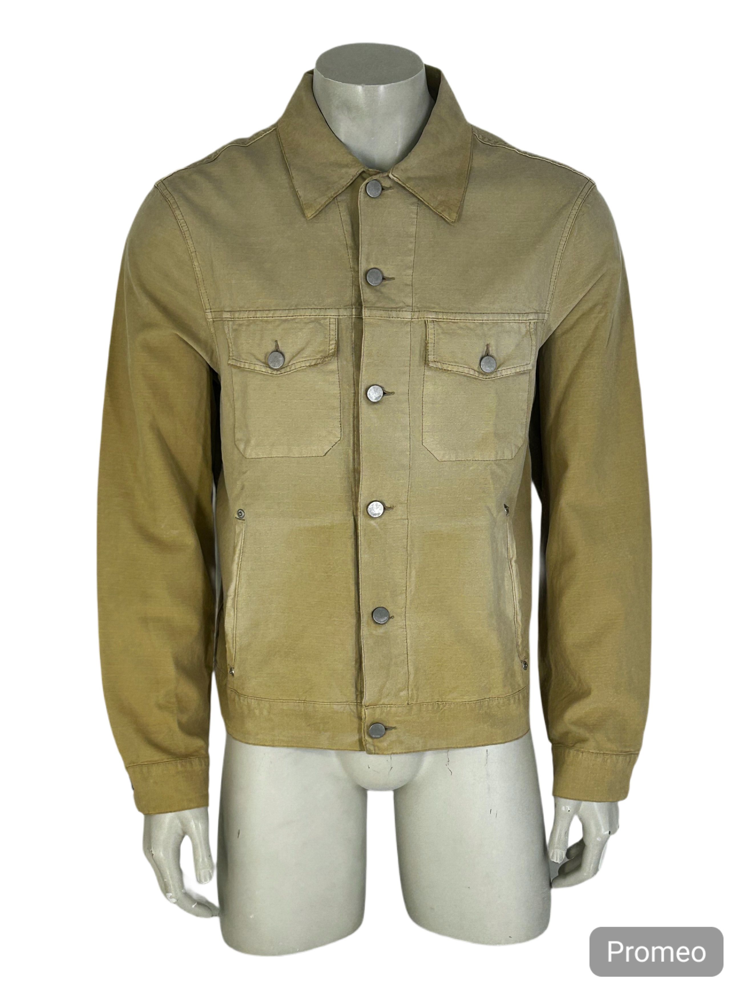 Fendi FENDI TONAL COTTON FLANNNEL STRIPES TRUCKER JACKET Size US XL / EU 56 / 4 - 1 Thumbnail