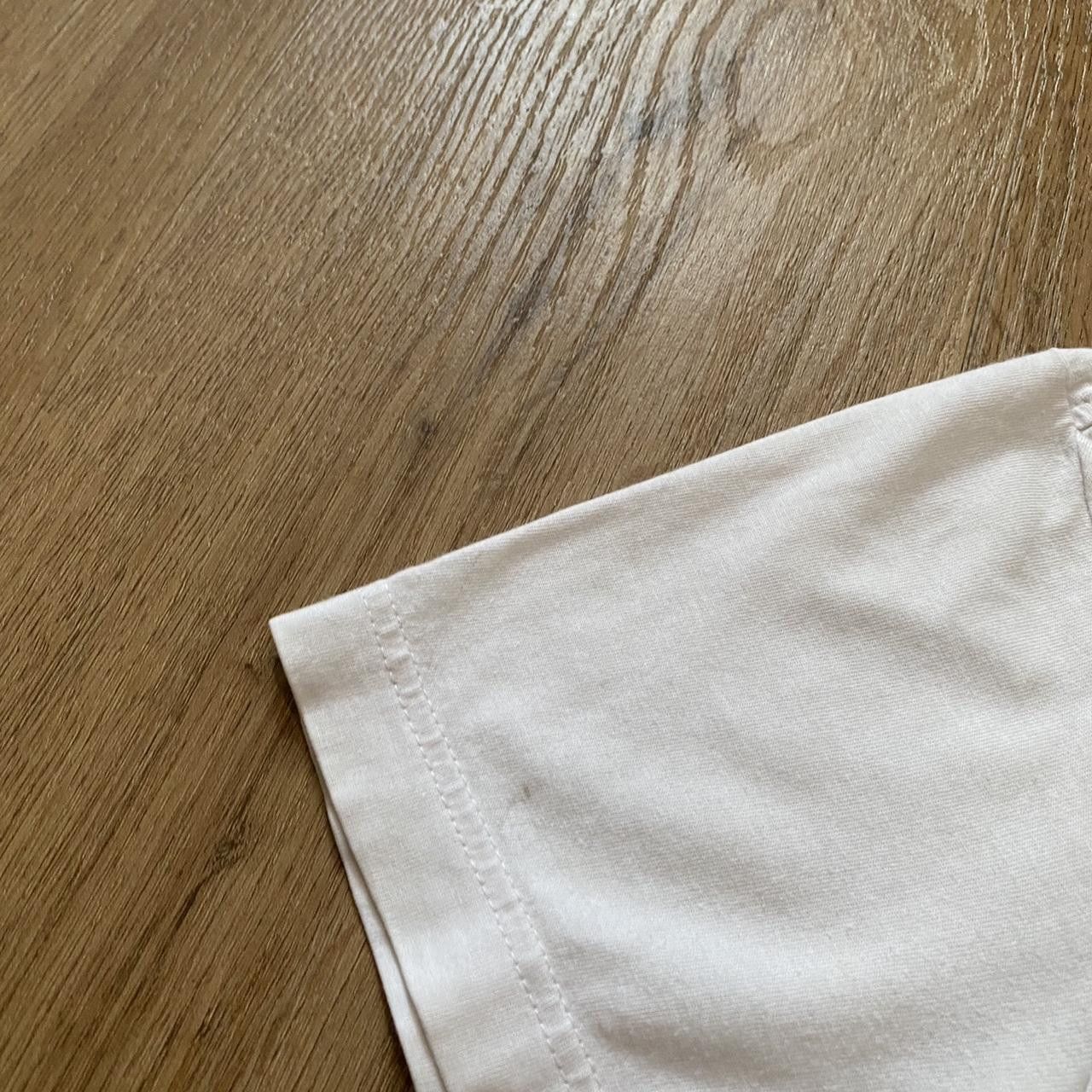 Lacoste White Lacoste T-shirt with yellow and blue accents Size US S / EU 44-46 / 1 - 7 Thumbnail