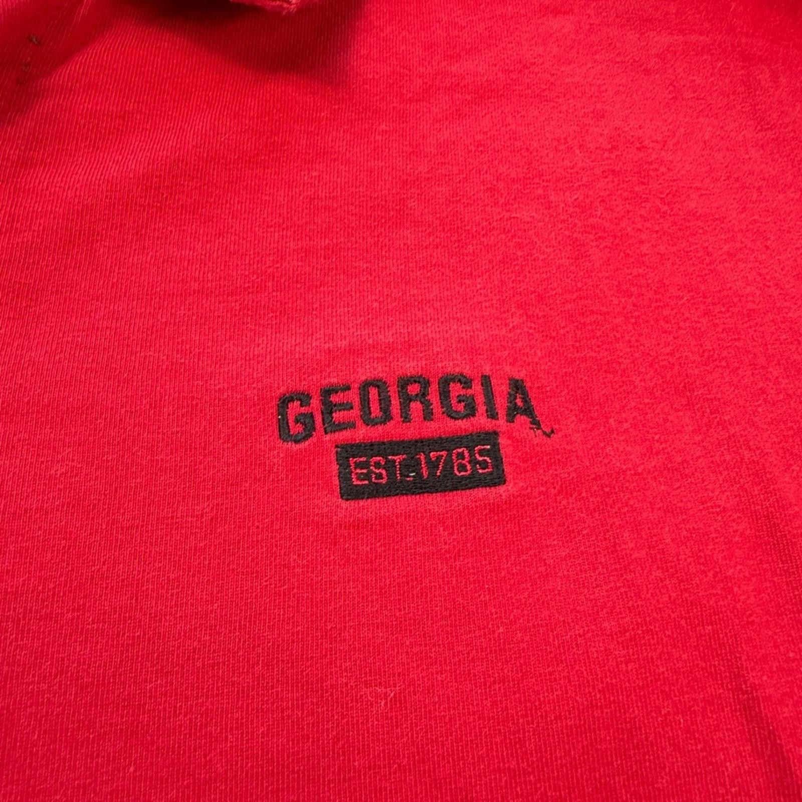 Other Georgia Bulldogs Red Long Sleeve Polo Shirt Mens XL Rugby Size US XL / EU 56 / 4 - 3 Thumbnail