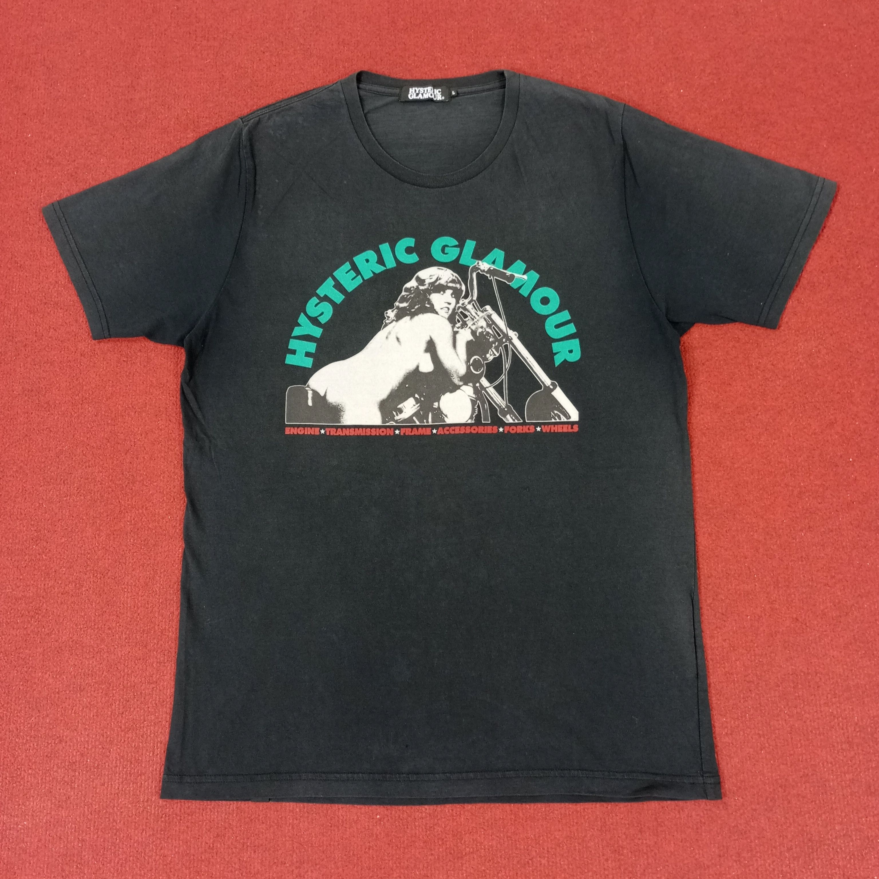 Hysteric Glamour × Japanese Brand × Vintage Hysteric Glamour Japanese Brand Tshirt Size US M / EU 48-50 / 2 - 1 Thumbnail