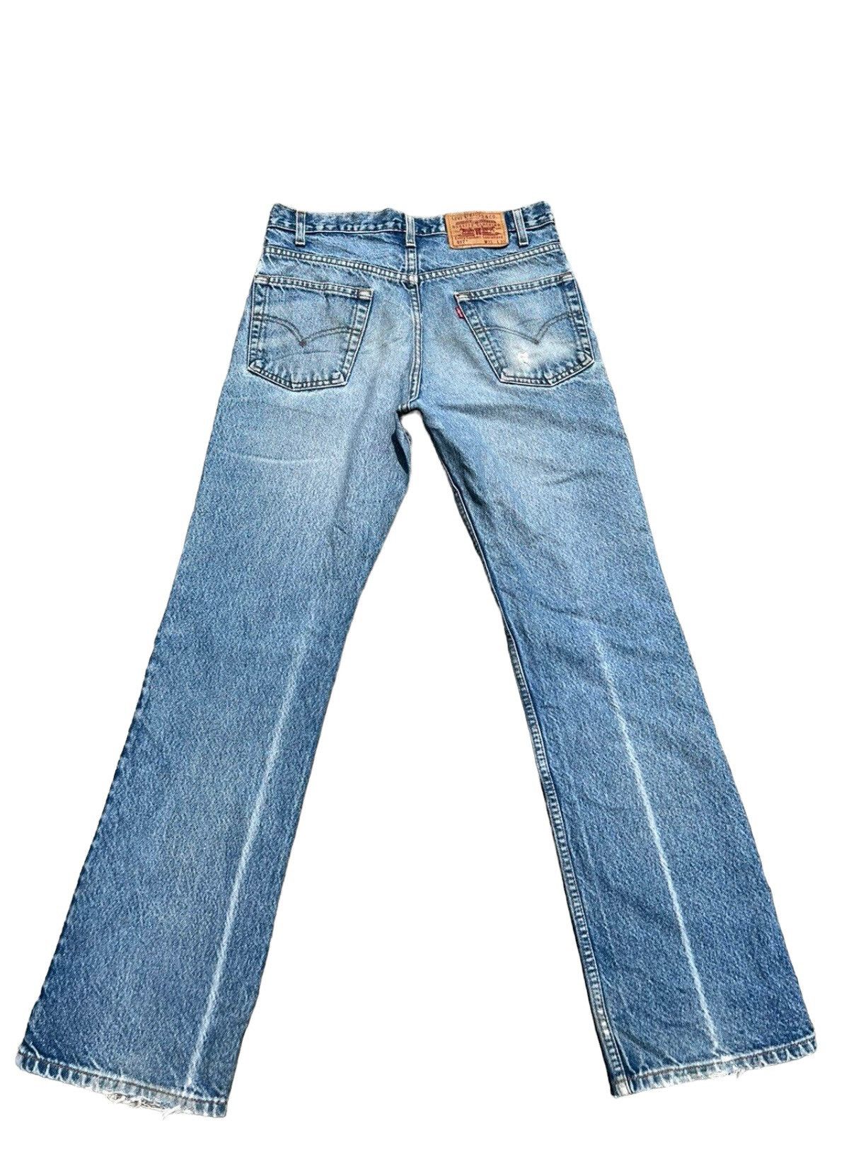 Levi's × Vintage Flare Vintage 1999 Levi’s 517 Fade Blue Denim Jeans Size US 31 - 2 Thumbnail