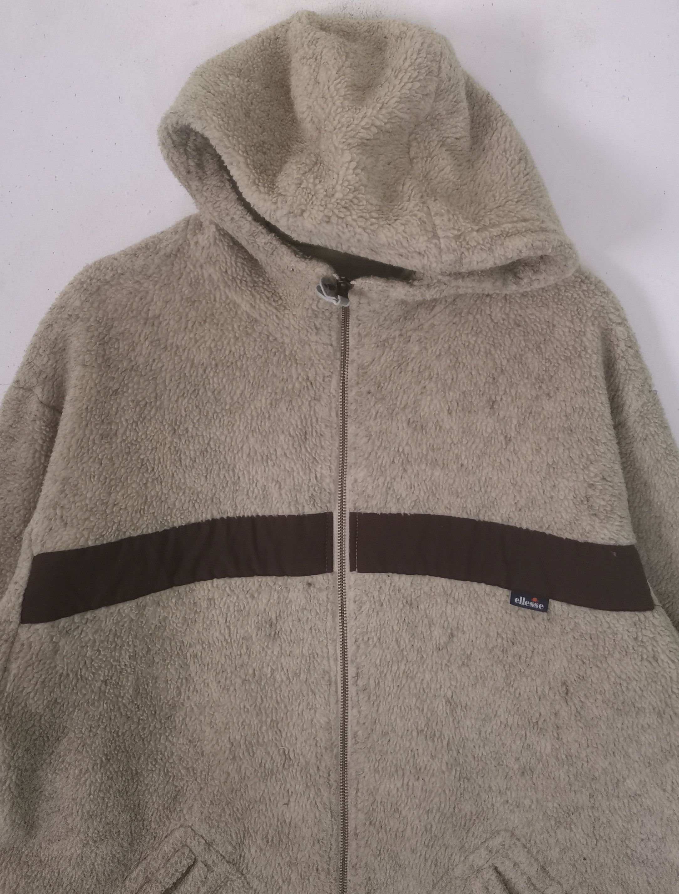 Ellesse × Vintage Rare vintage Ellesse fleece jacket nice design Size US L / EU 52-54 / 3 - 2 Thumbnail