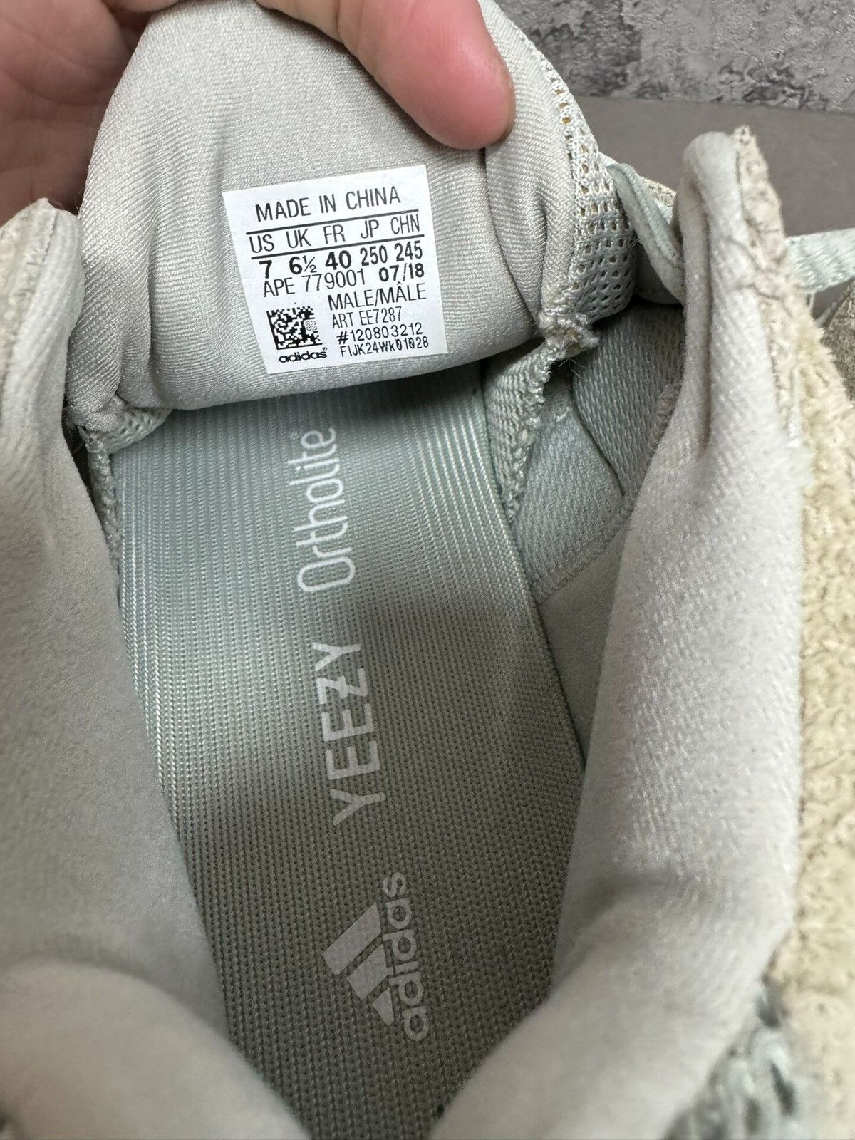 Adidas Adidas Yeezy 500 Salt, EE7287 K37 Size US 7 / EU 40 - 5 Thumbnail