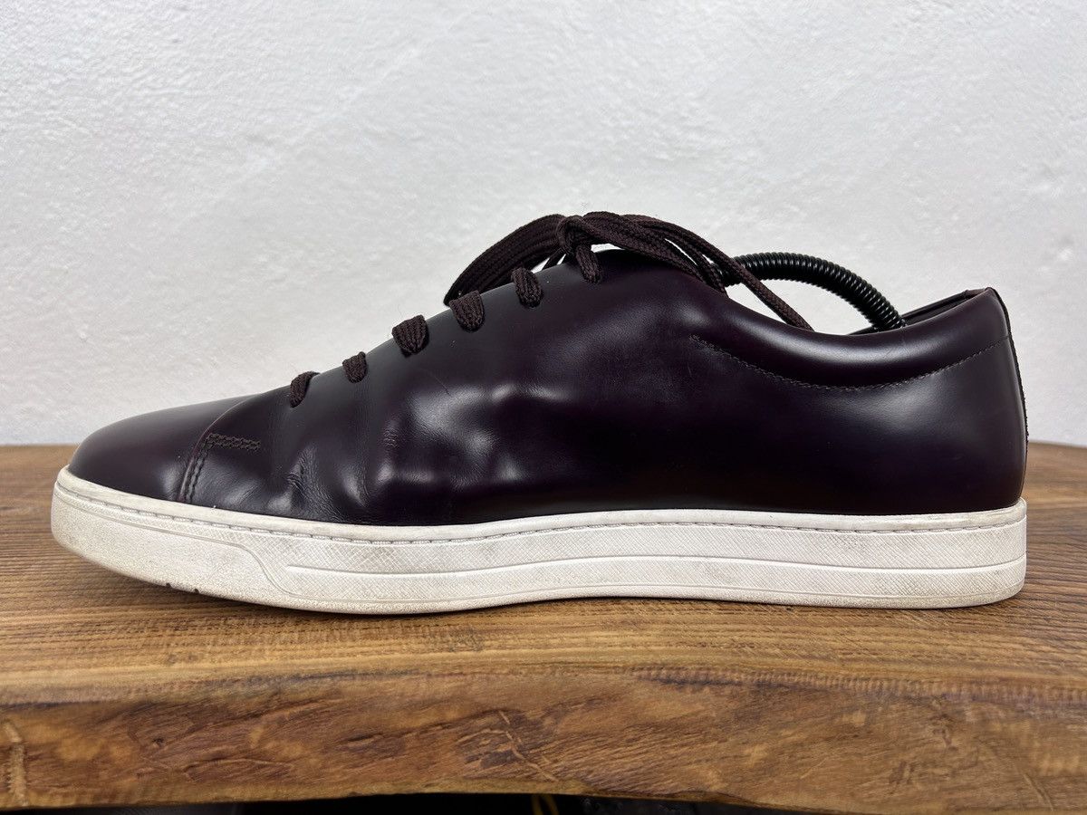 Prada Prada 4E2996 Brushed Spazzolato Leather Sneakers Size US 10 / EU 43 - 11 Thumbnail