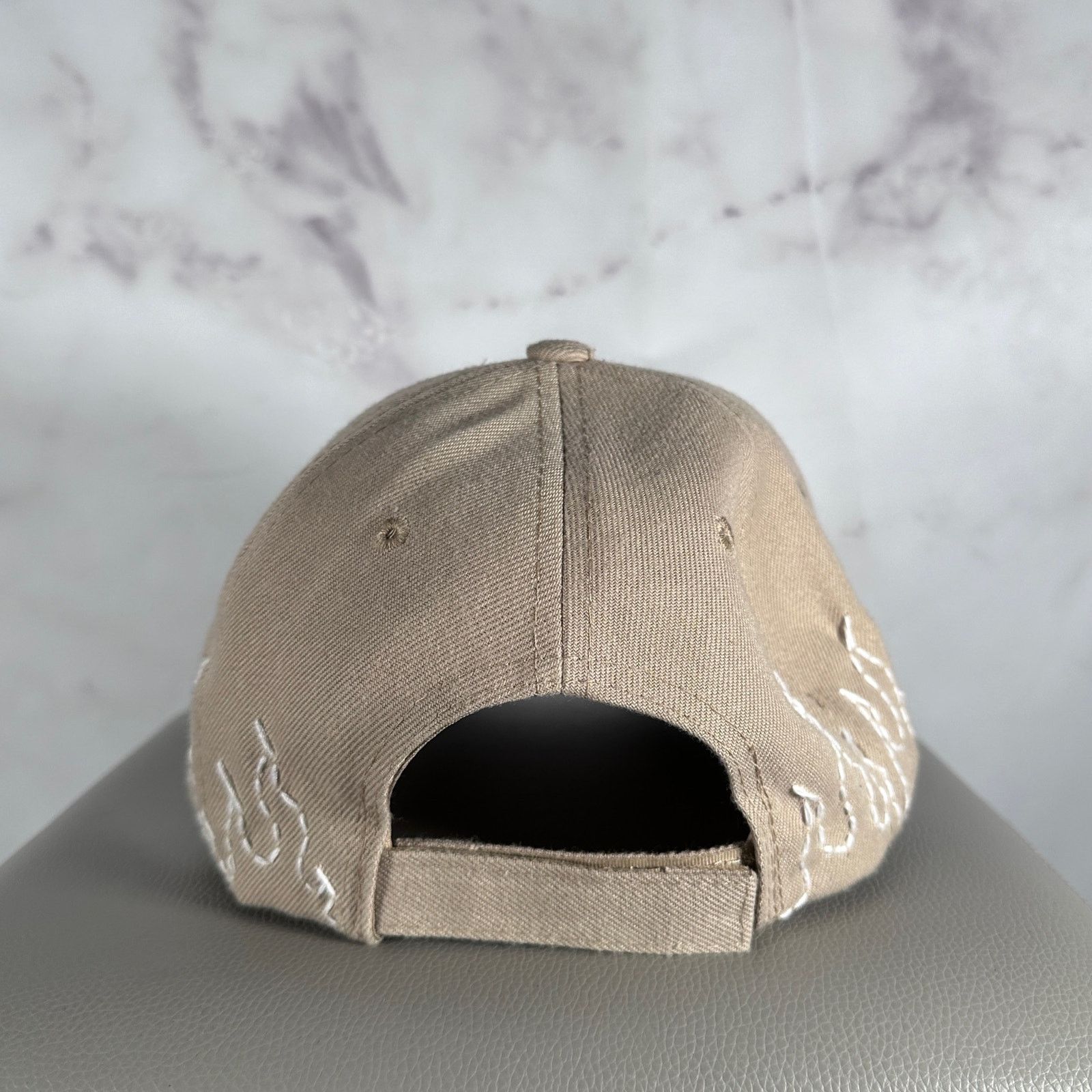 Other Tan Flame Strapback Hat Size ONE SIZE - 4 Thumbnail