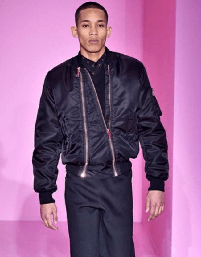 Givenchy AW2016 Givenchy Black Asymmetrical 2 Zips Bomber Jacket Size US M / EU 48-50 / 2 - 1 Thumbnail