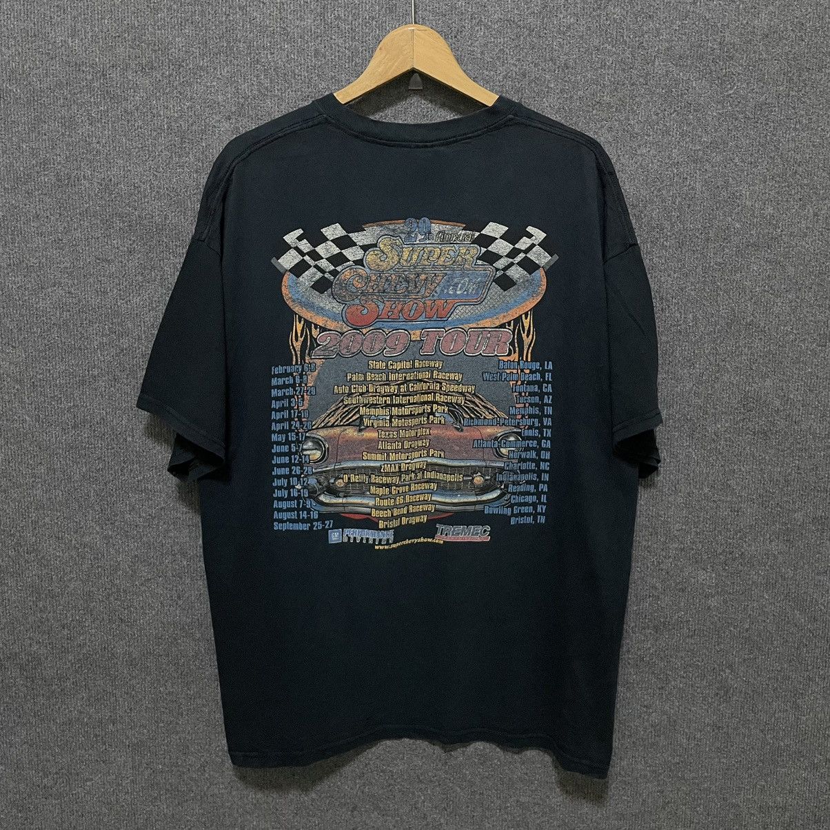 Chevrolet × Vintage Vintage 2009 Super Chevy Show Tour T Shirt Size US XL / EU 56 / 4 - 8 Thumbnail