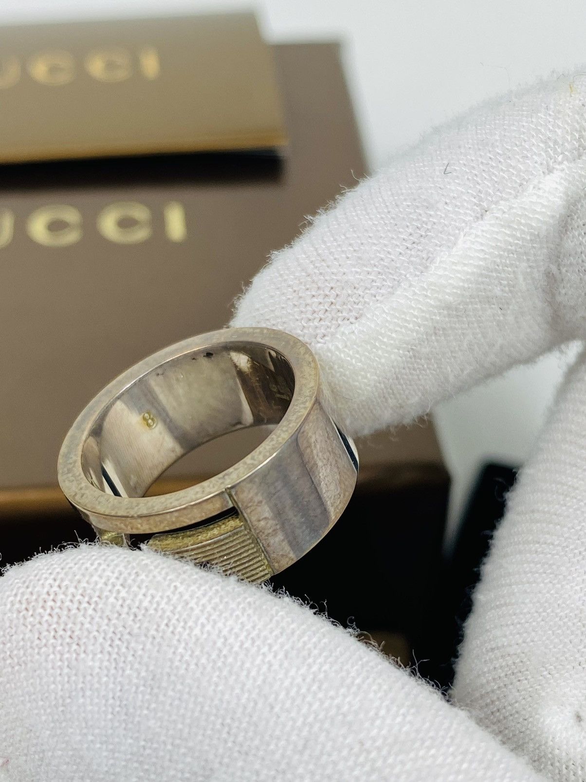Gucci Gucci .925 Silver G Ring Size IT 8 Size ONE SIZE - 3 Thumbnail
